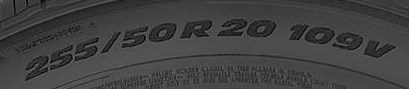 tire sidewall