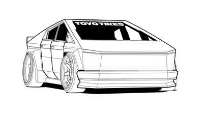 Toyo Tires Coloring Page 2