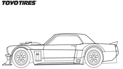 Toyo Tires Coloring Page - Hoonicorn