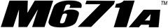 M671A Black Logo M671A Black Logo